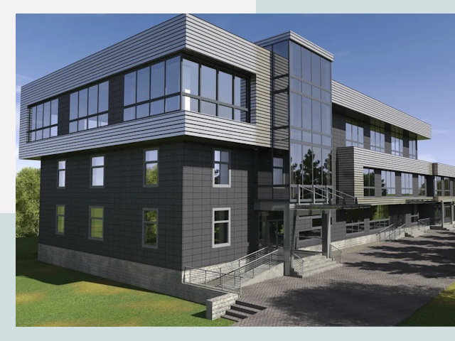 Административные здания в Камне-на-Оби