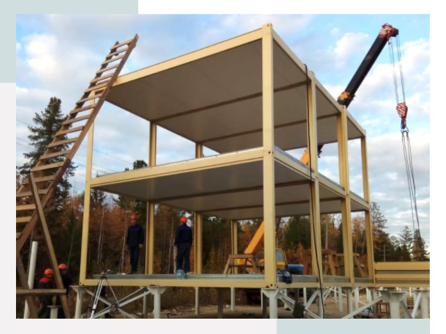 Строительство модульных здания Камень-на-Оби