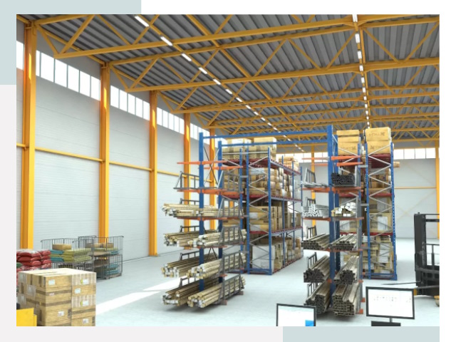 Типовые ангары в Камне-на-Оби