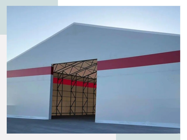 Быстровозводимые ангары в Камне-на-Оби