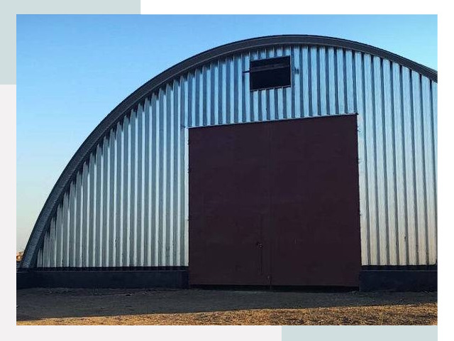 Бескаркасные ангары в Камне-на-Оби