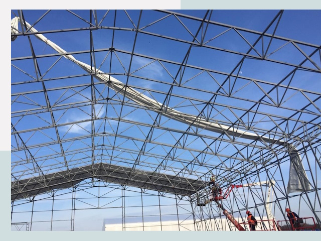 Шатровые ангары от 609 руб. в Камне-на-Оби и Алтайском крае