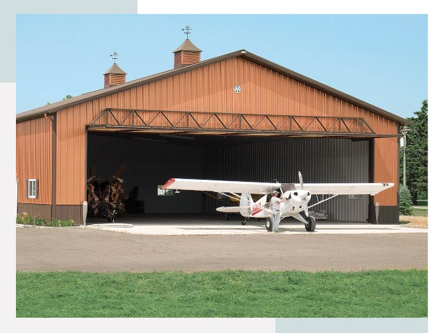 Ангары для самолетов в Камне-на-Оби