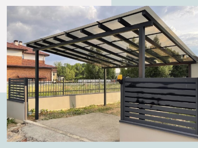 Металлические навесы в Камень-на-Оби от 609 руб. за м²