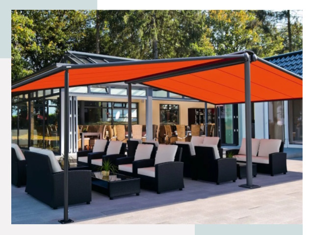 Навесы для кафе и ресторанов в Камне-на-Оби