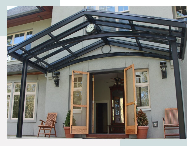 Козырьки металлические в Камне-на-Оби