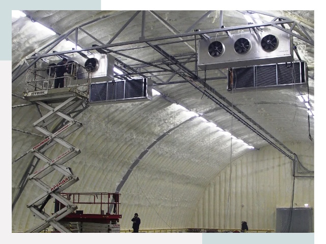 Оснащение ангаров в Камне-на-Оби