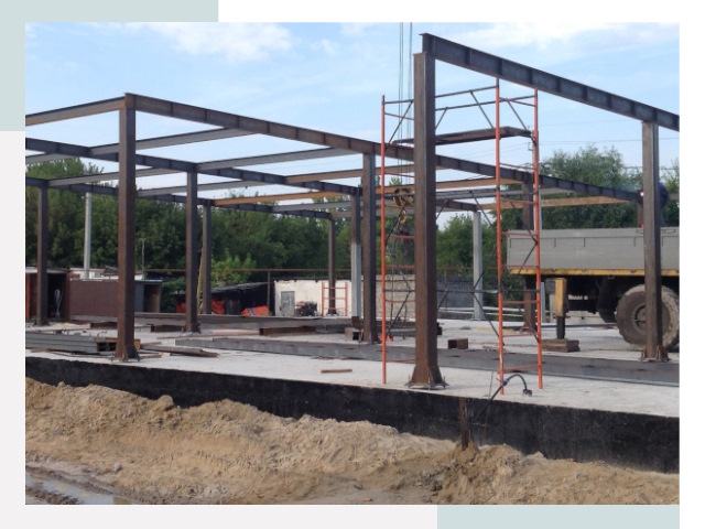 Фундамент для ангаров в Камне-на-Оби