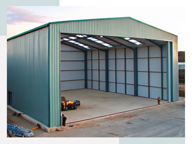 Строительство ангаров в Камне-на-Оби